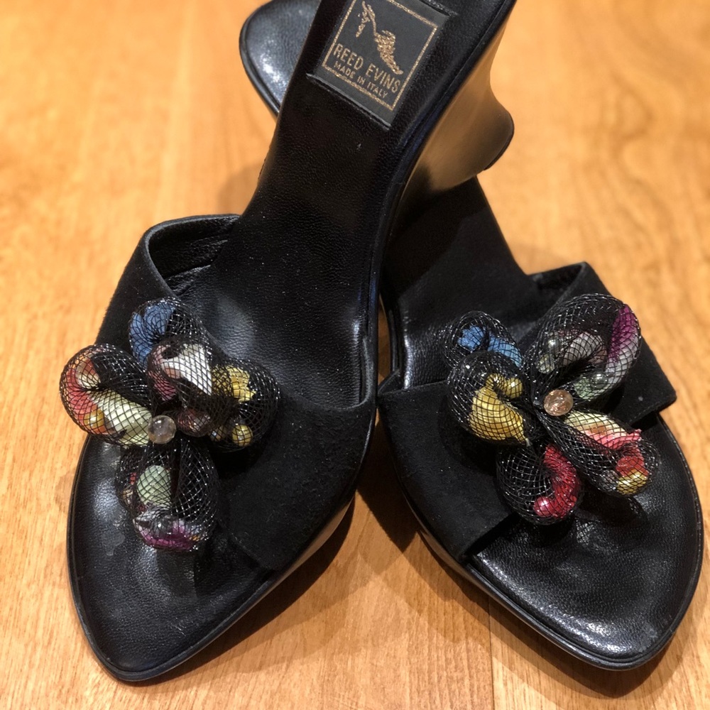 Italian wedge sandals from Nordstrom.